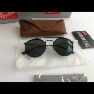 Ray ban round double bridge